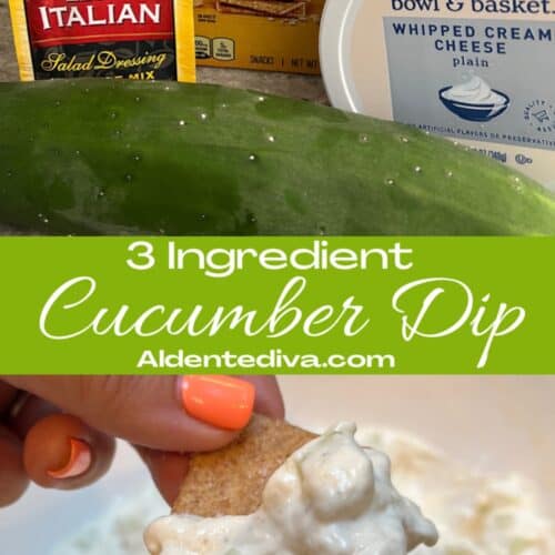 3 ingredient cucumber dip cover