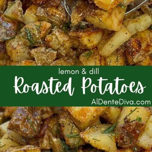 lemon and dill roasted potatoes cover
