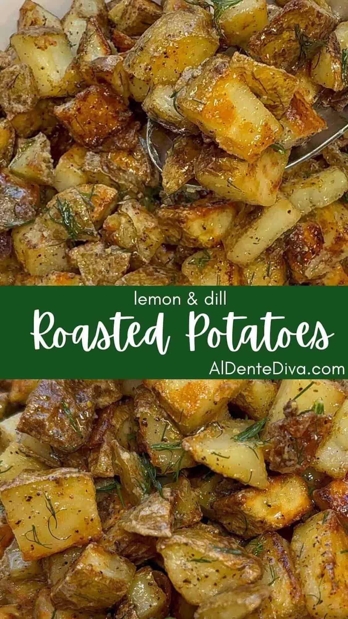 lemon and dill roasted potatoes cover