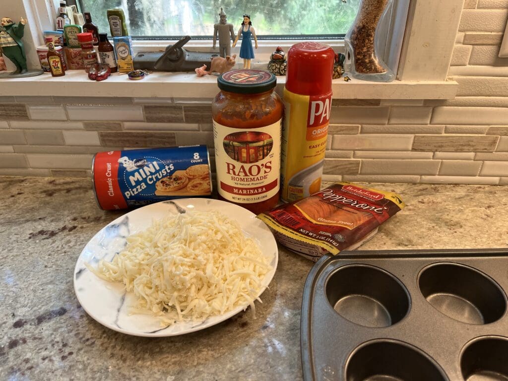 pizza cupcake Ingredients