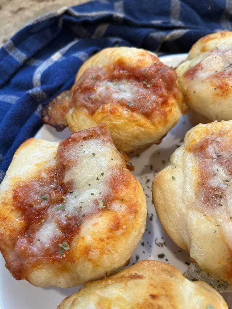 finished pizza cupcakes