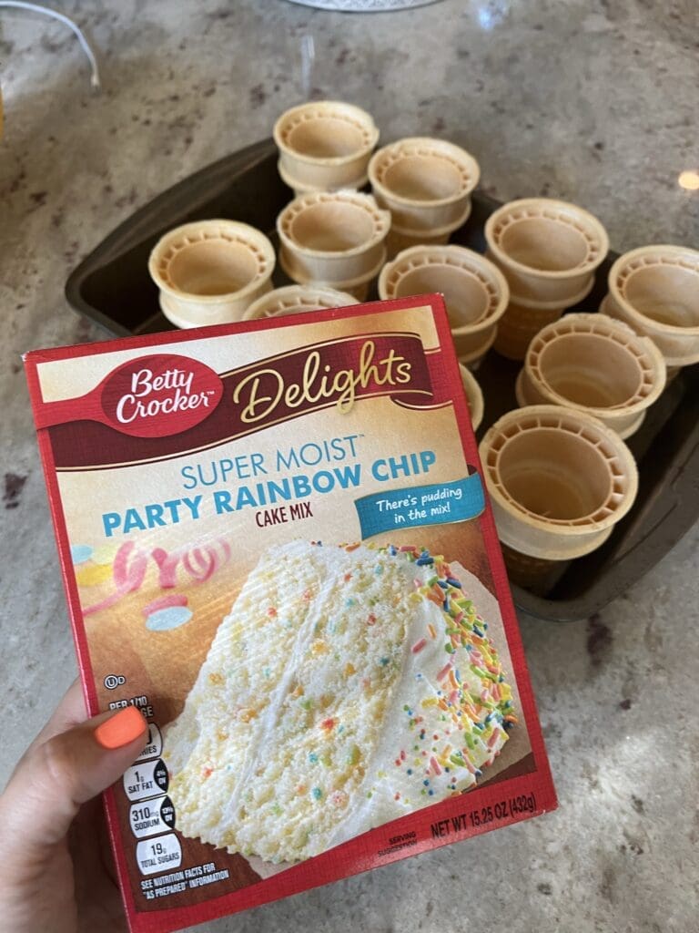 rainbow cake mix