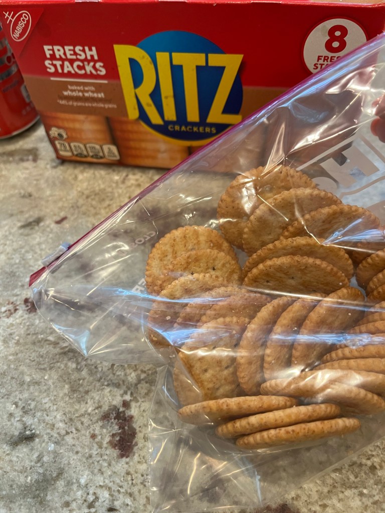 rit crackers in a bag