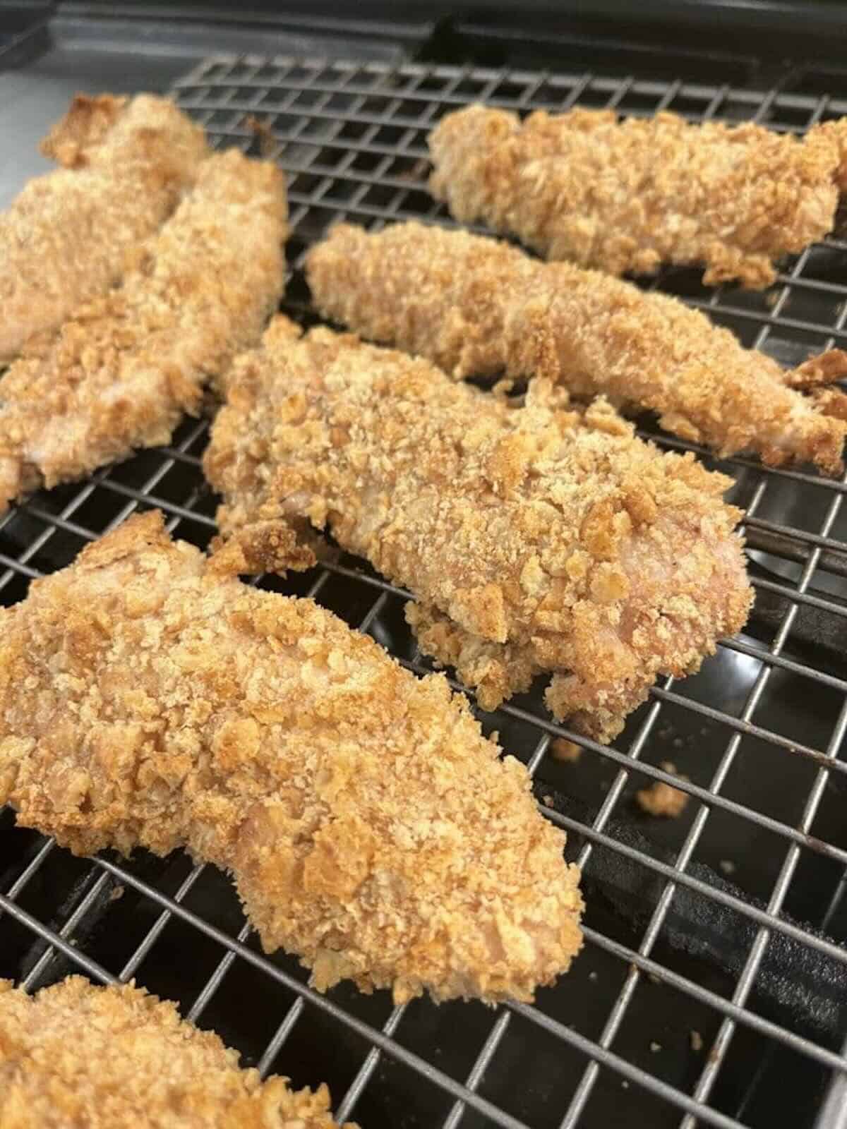 finished ritz cracker chicken