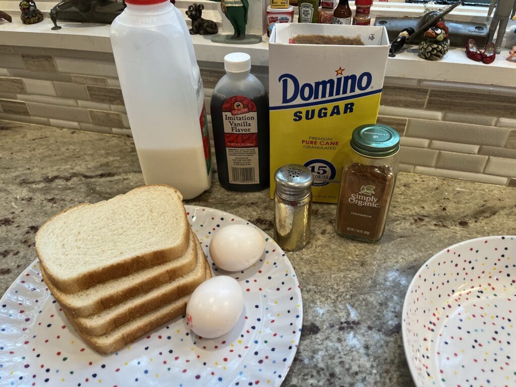 classic French toast ingredients
