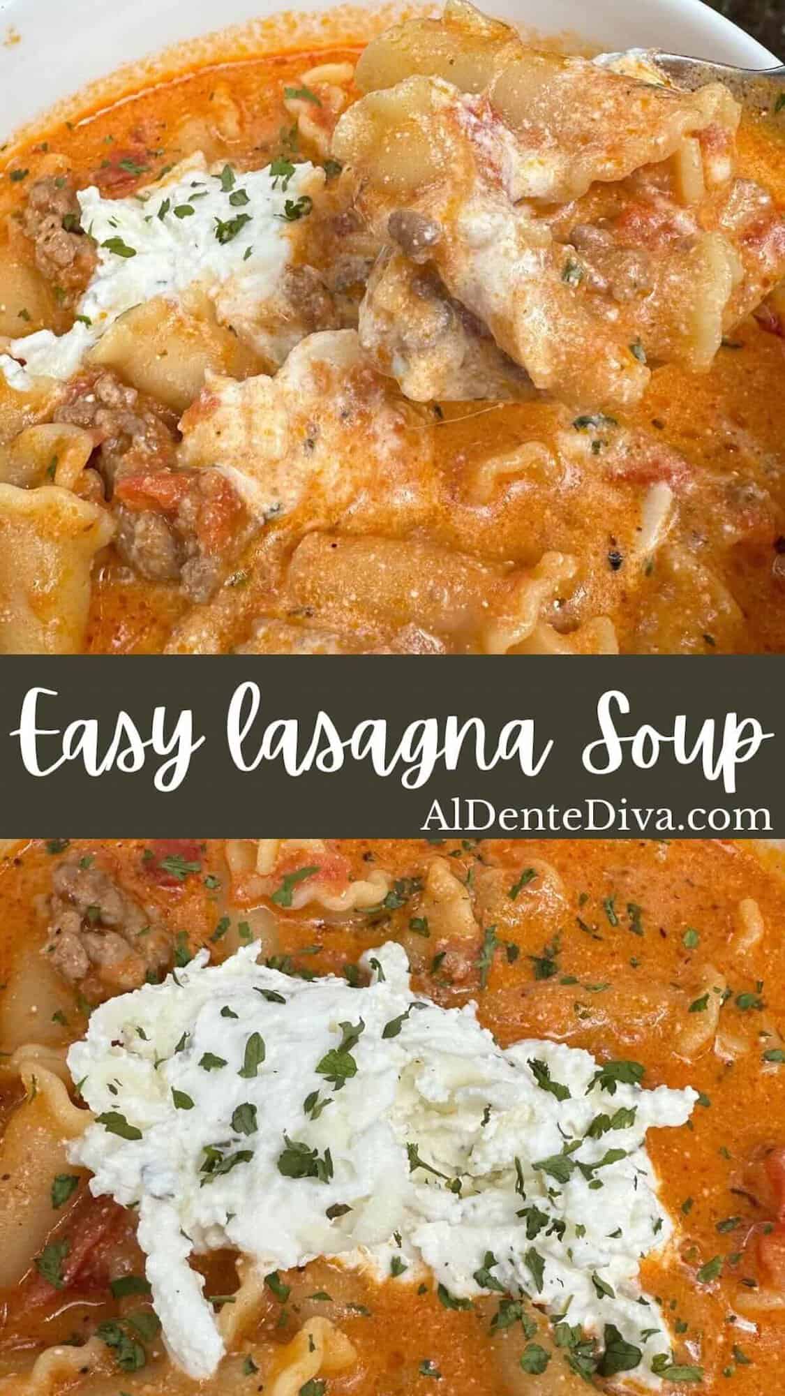easy lasagna soup cover