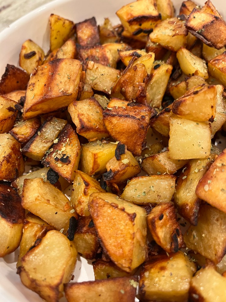 roasted onion potatoes