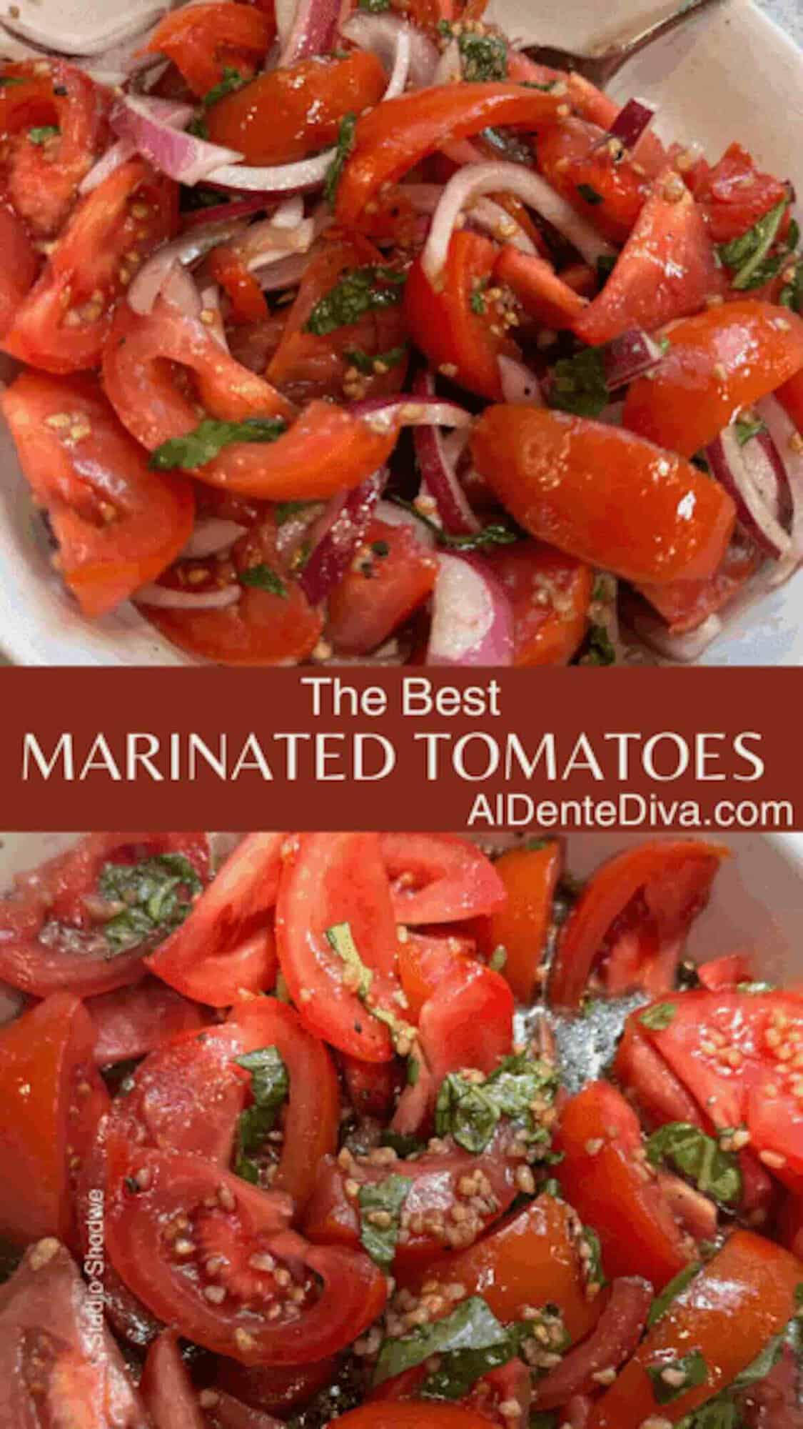 the best marinated tomatoes cover photo