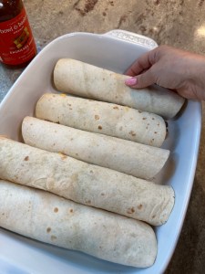 enchiritos in baking dish