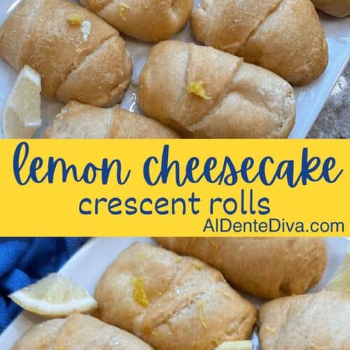 lemon cheesecake crescent rolls