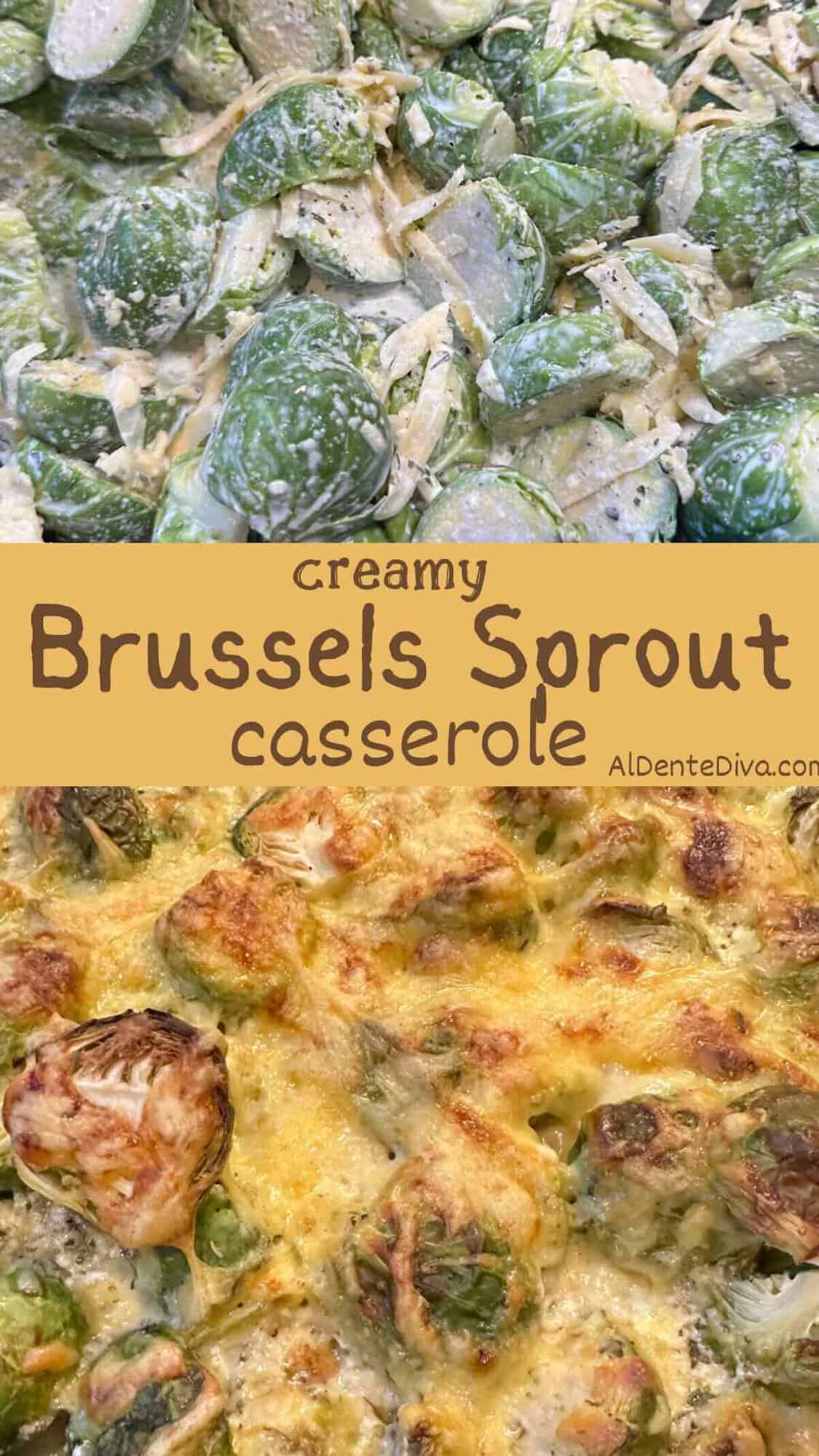 creamy burssels sprout casserole cover