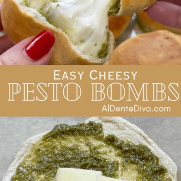 easy cheesy pesto bombs cover