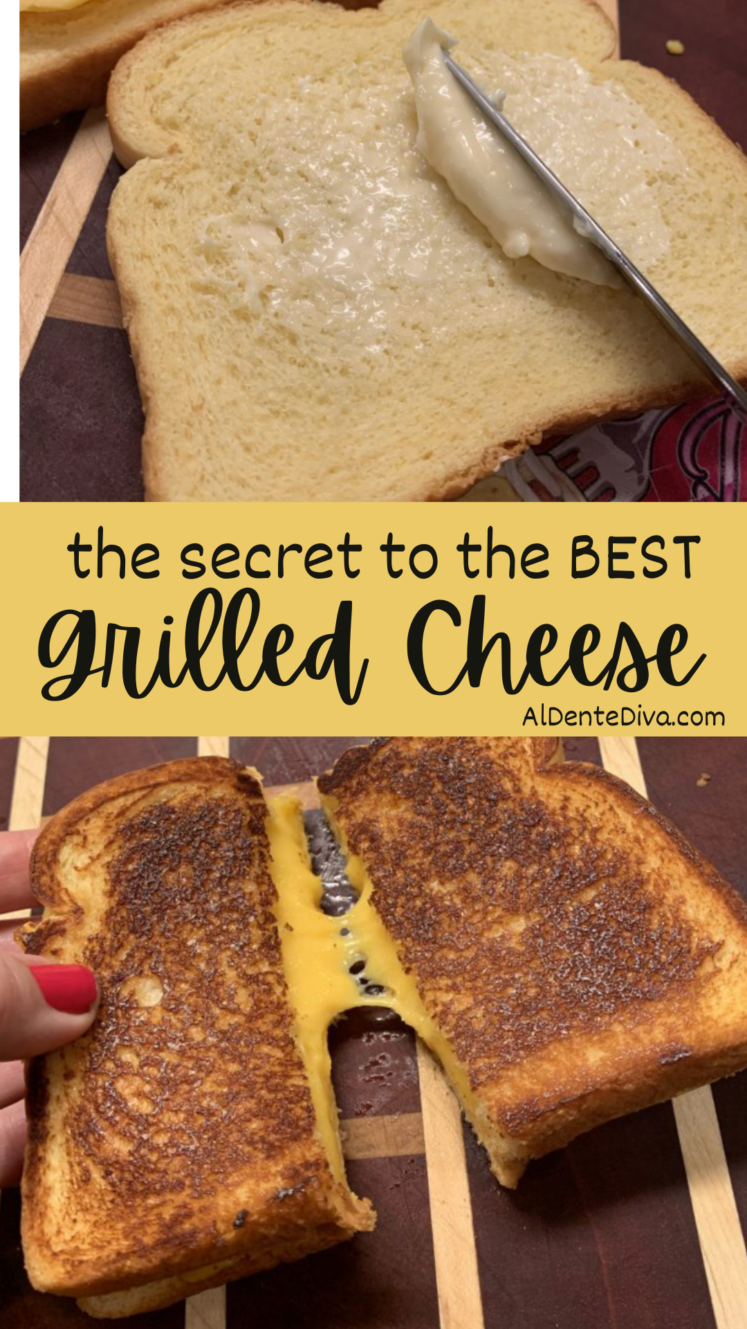 THE SECRET TO THE BEST GRILLED CHEESE
