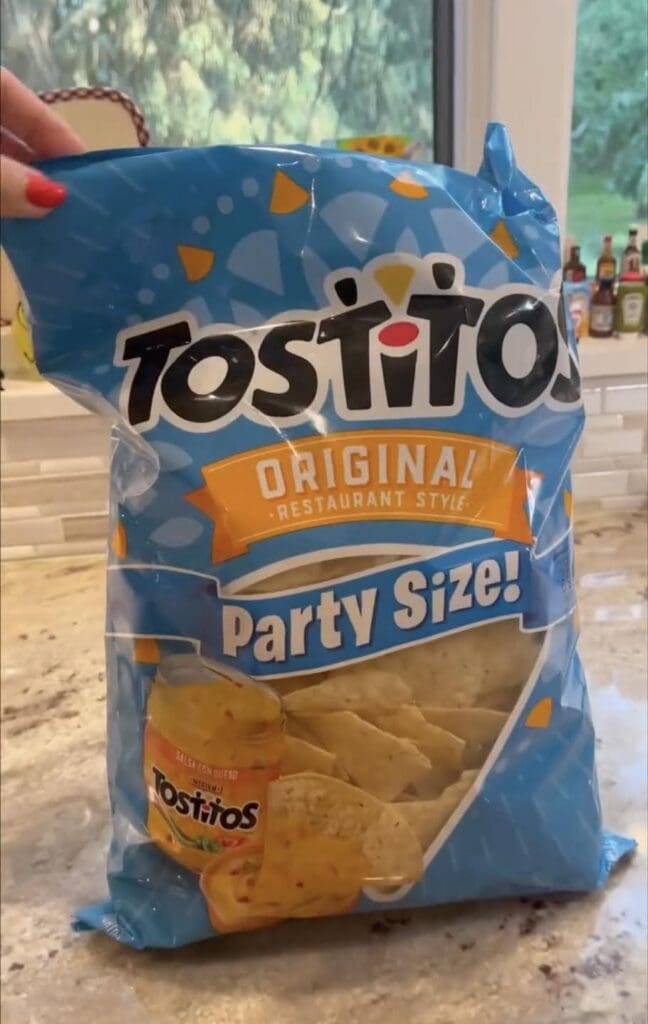 bag of tostitos original party size