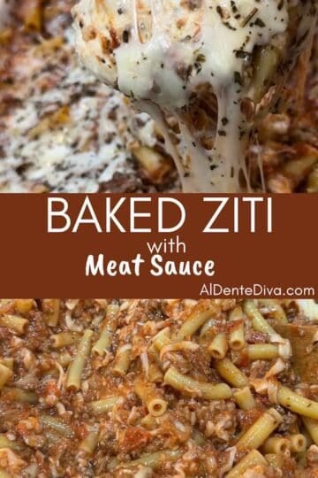 baked ziti with meat sauce