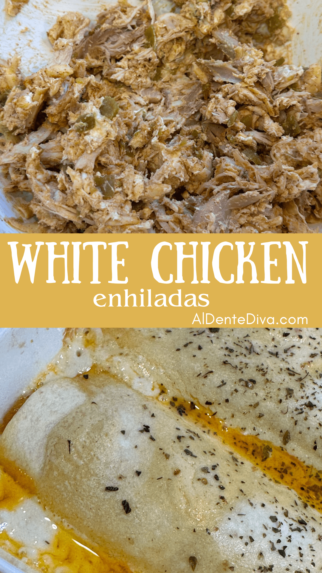White Chicken Enchiladas-image