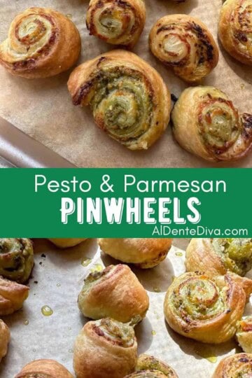 Pesto and Parmesan Pinwheels