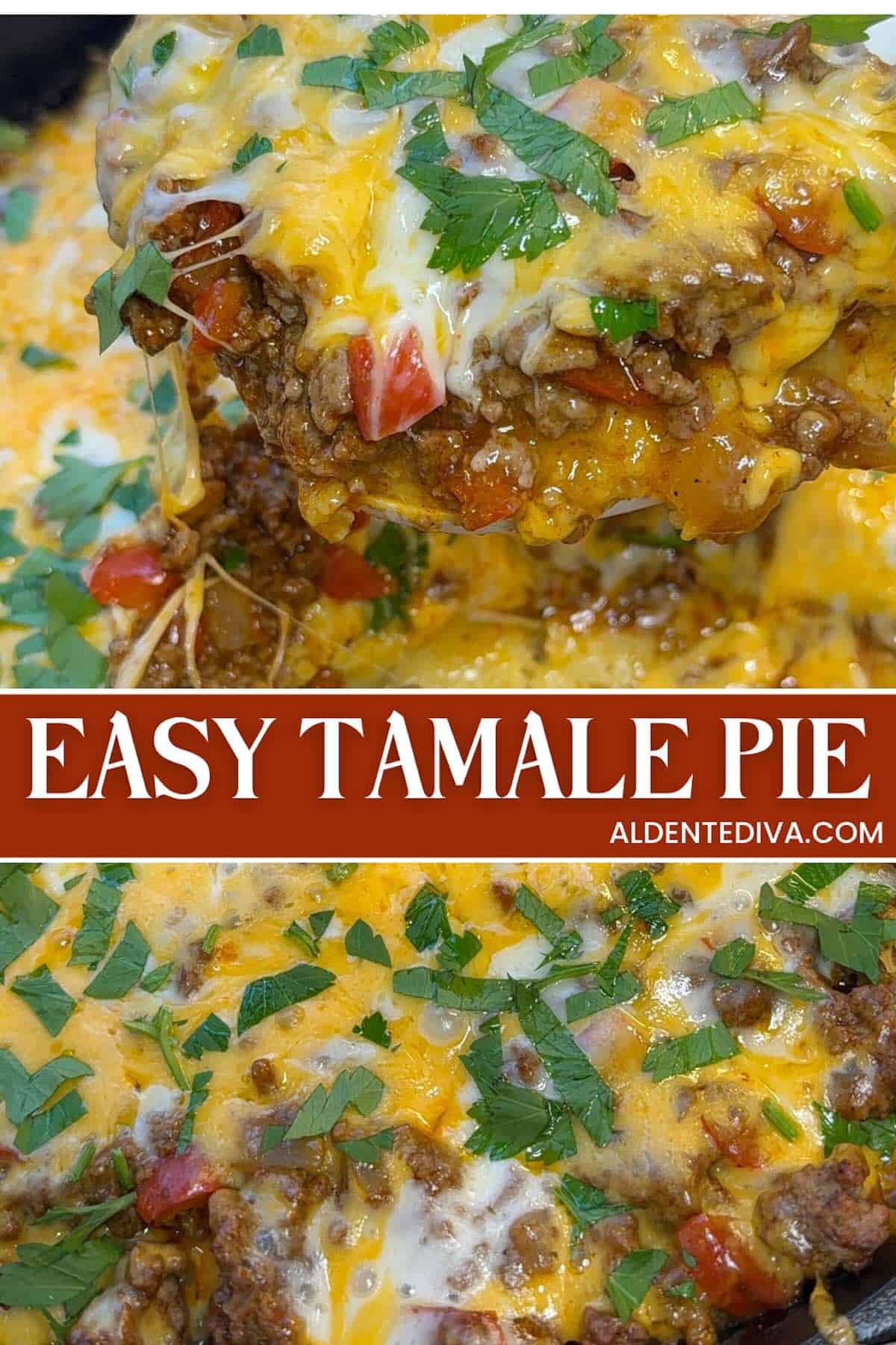 finished tamale pie
