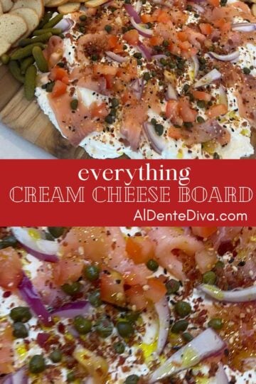 everything cream cheese board