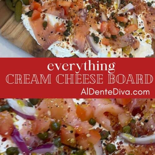 everything cream cheese board