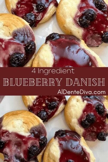 4 ingredient blueberry danish