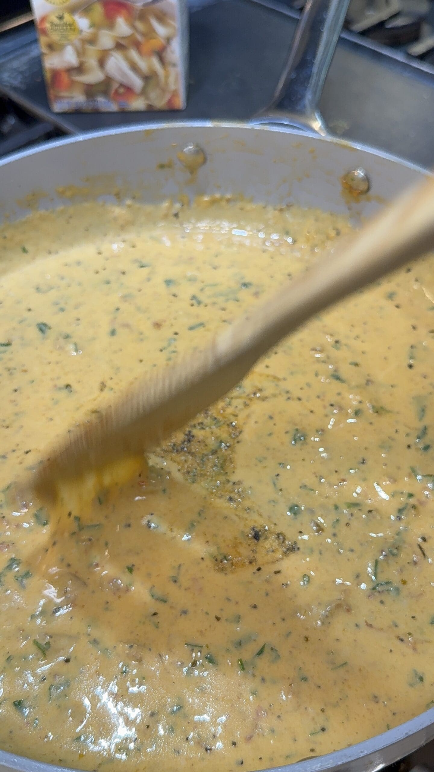 marry me sauce in skillet