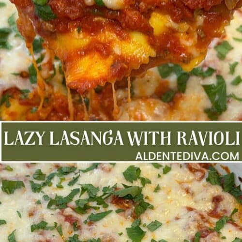 lazy lasagna with ravoili