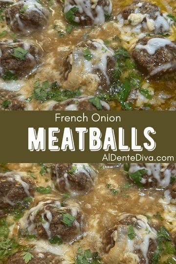 french onion meatballs cover