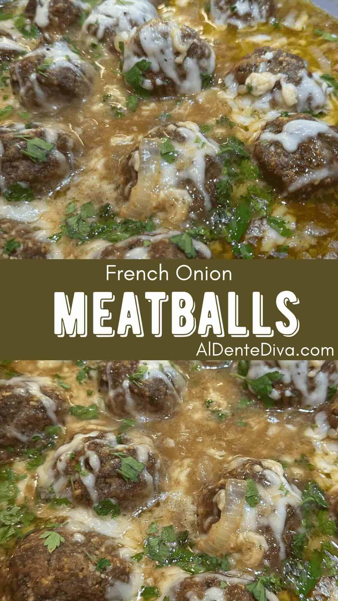 french onion meatballs cover