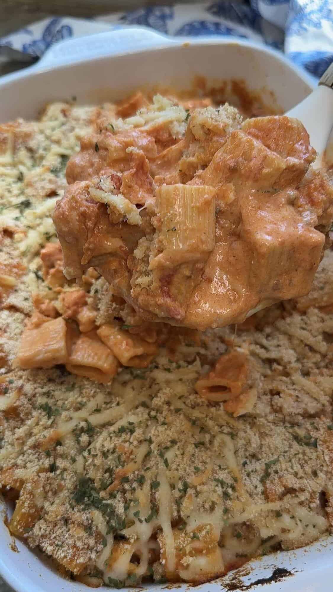 finished pasta al forno