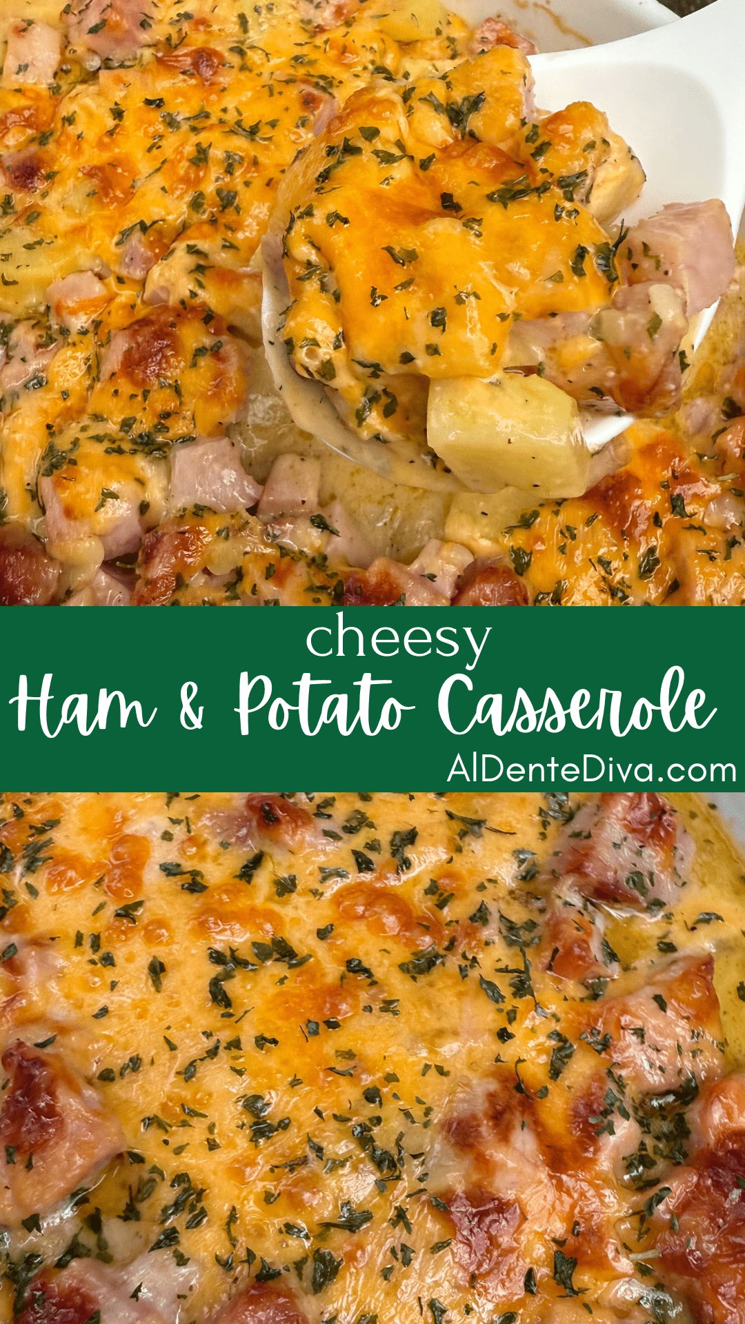 CHEESY HAM AND POTATO CASSEROLE