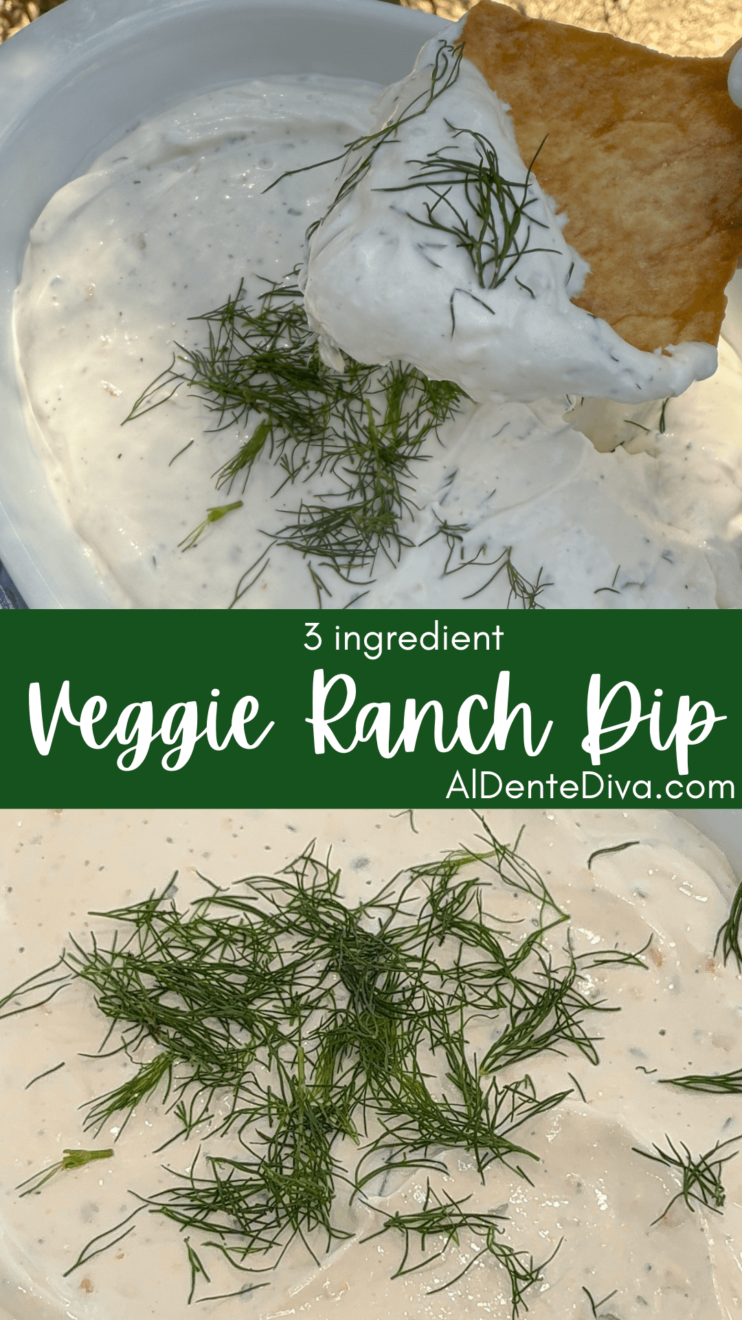 3 Ingredient Veggie Ranch Dip-image