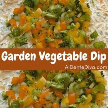 garden vegetable dip cover