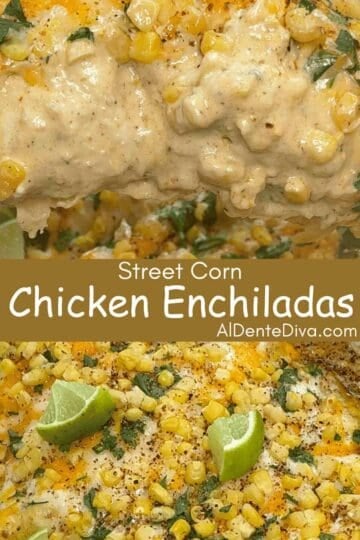 street corn enchiladas