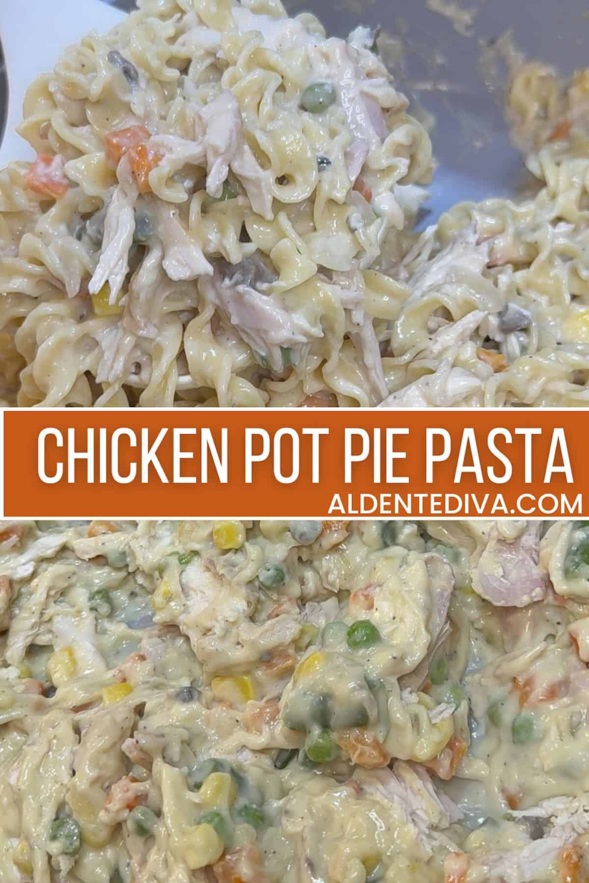 chicken pot pie pasta
