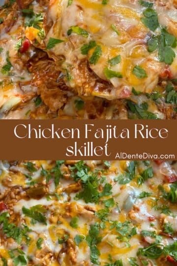 chicken fajita rice skillet cover