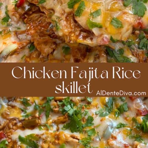 chicken fajita rice skillet cover
