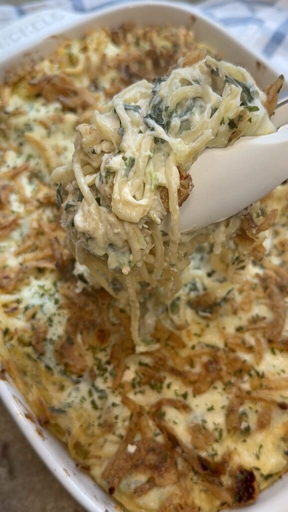 baked monterey chicken spaghetti