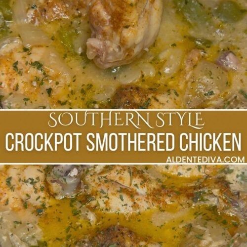 southern style crockpot smothered chicken