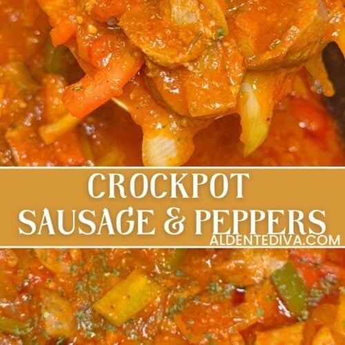 crockpot sausage and peppers