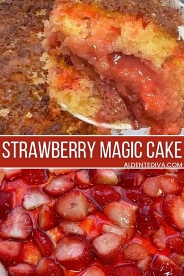 strawberry magic cake