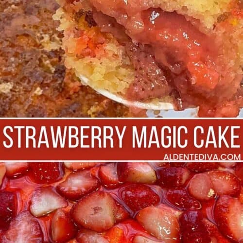 strawberry magic cake