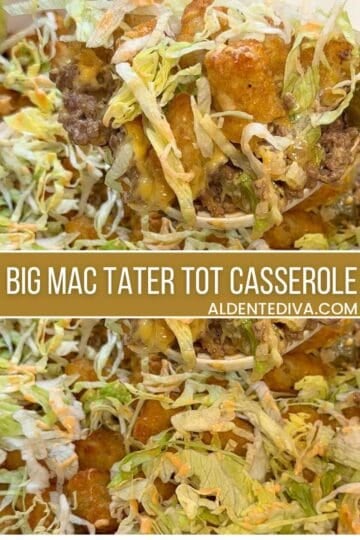 Big Mac Tater Tot Casserole