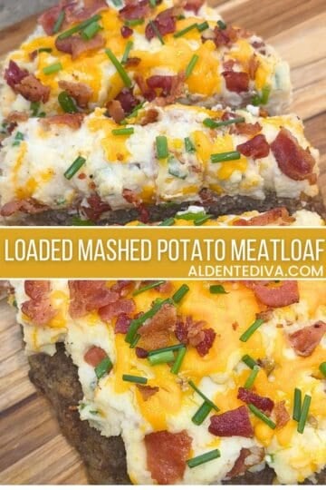 loaded mashed potato meatloaf