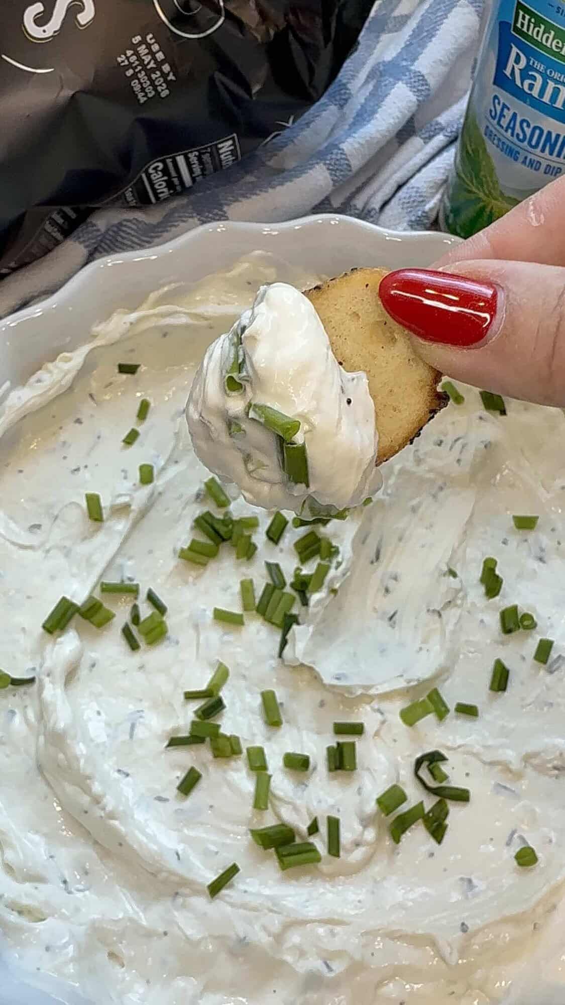 garnished best ever dip