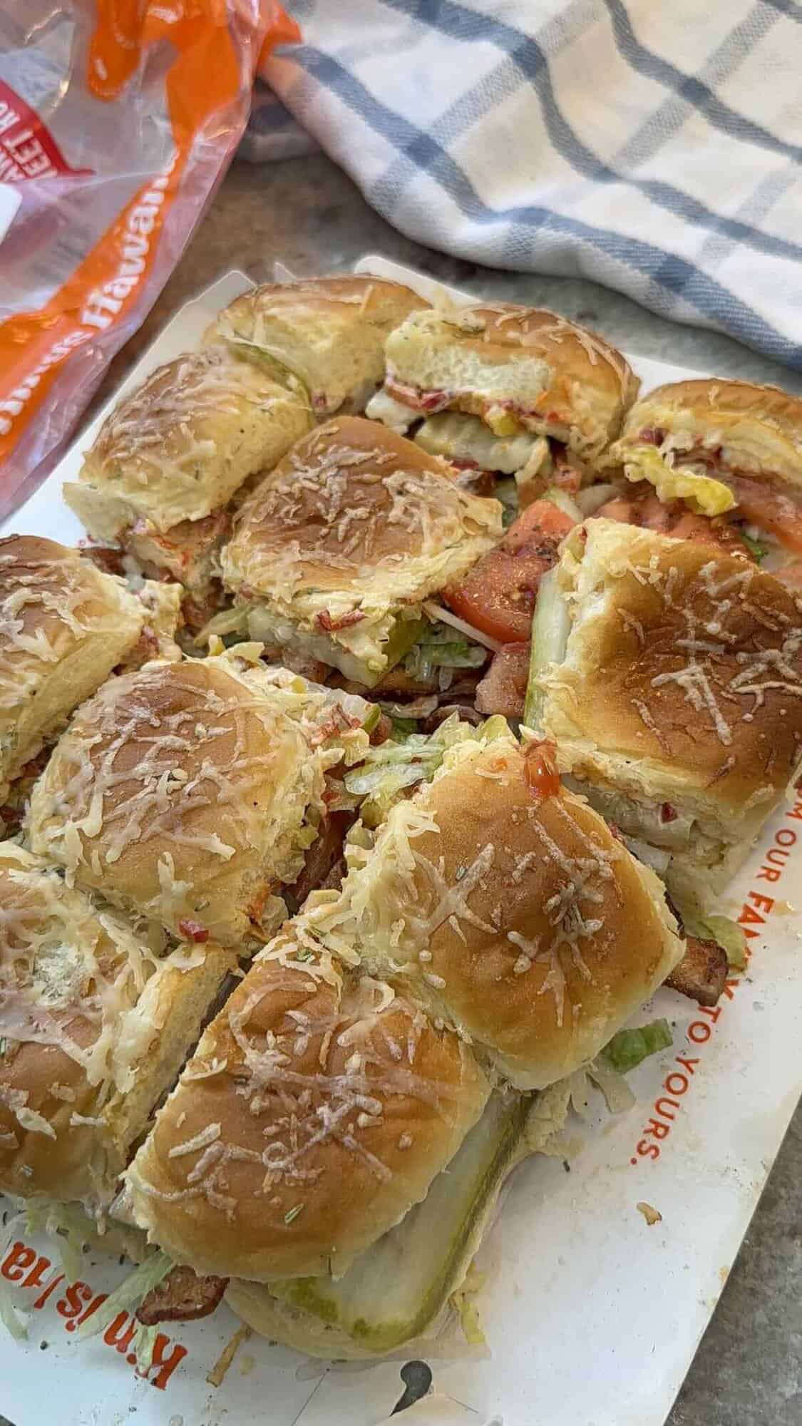 finished jersey mikes viral pregnancy sandwich