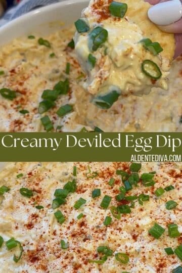 creamy deviled egg dip
