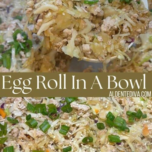 egg roll in a bowl