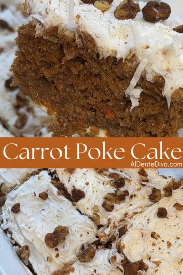 carrot cake poke cake