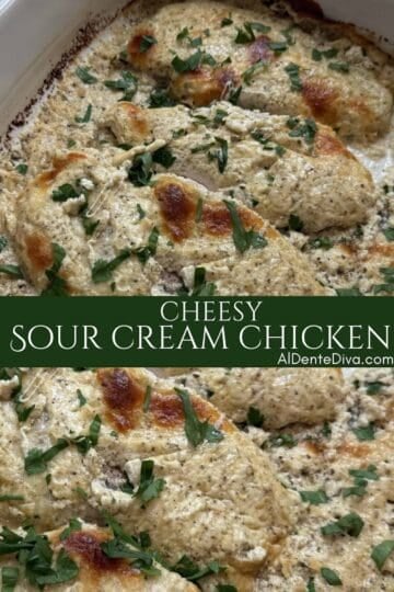 cheesy sour cream chicken cover